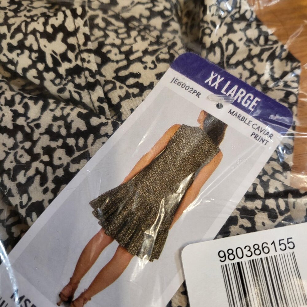 Joie Limited Edition Marble Caviar Print Sleeveless Tiered Mini Dress XXL NEW - Picture 2 of 5